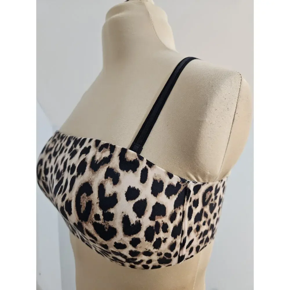 Victoria's Secret Multiway‎ Bra Animal Print Size Womens Large Wireless